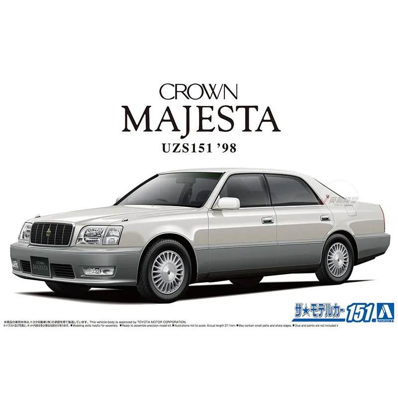 

1/24 Toyota UZS151 Crown Majesta Type C '98 Built-up Model
