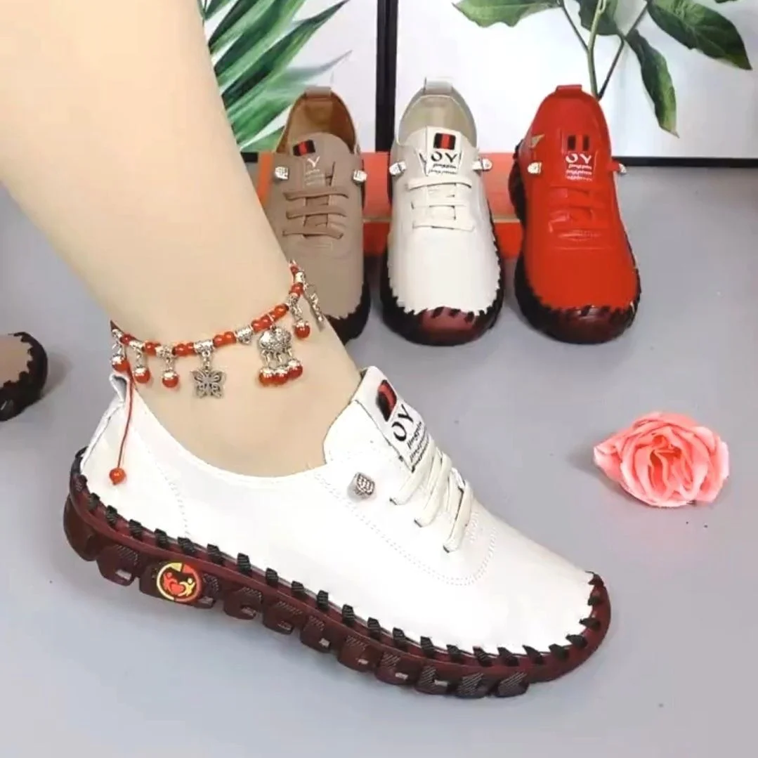 

High Quality Summer Flat Women Shoes 2023 Orthopedic Loafers Woman Moccasins Stitched Slip-on Ballet Flats For Women Nurse Shoes