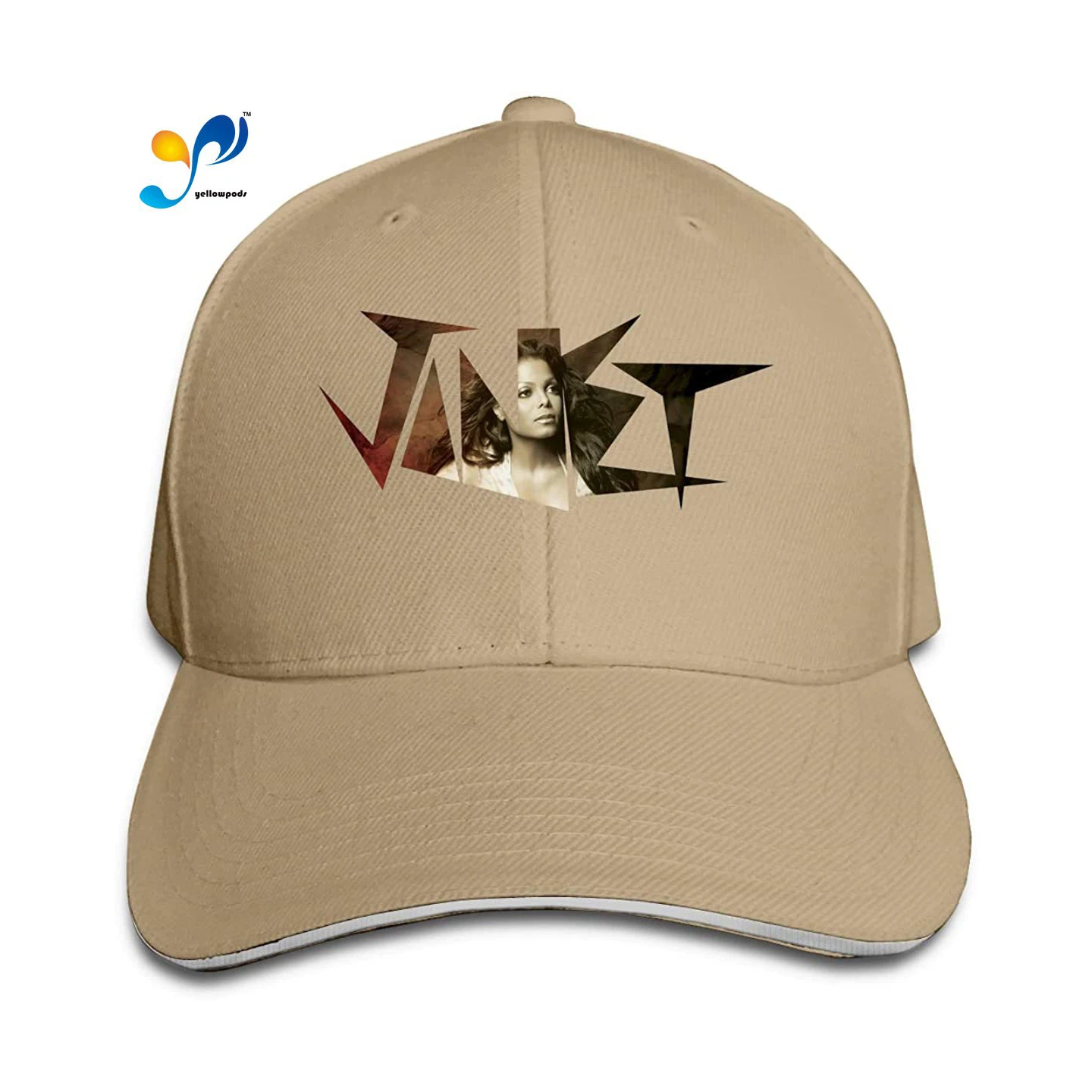 

Janet Jackson Hip Hop Golf Trucker Adjustable Peaked Sandwich Hat Black Unisex Casquette White Moto Gp Baseball Cap