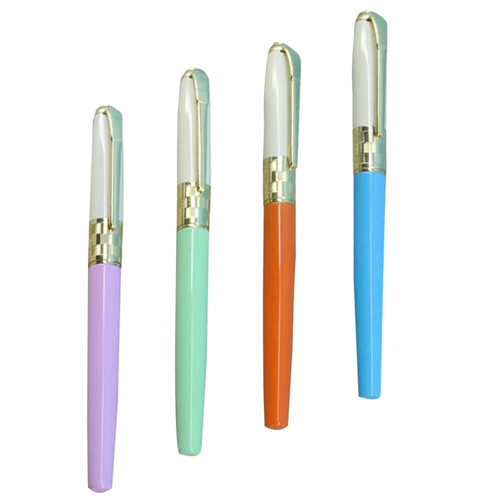 

4 Pcs Calligraphy Fountain Pens Ink Cartridges Pens Calligraphy Practice Pens