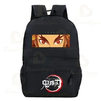 demon slayer japan anime children backpack primary middle school students boys girls schoolbag waterproof cosplay laptop bag