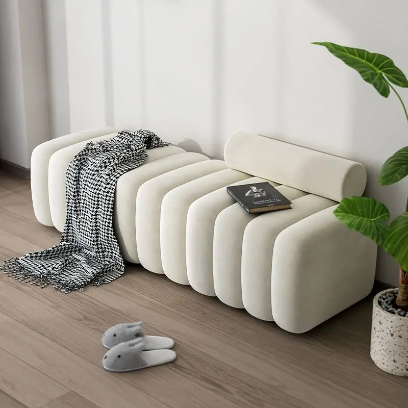 

Creative Sofa Stool Light Luxury Shoe Stool Clothing Store Rest Long Bench Living Room Rectangular Sofa Stool Bed End Stool