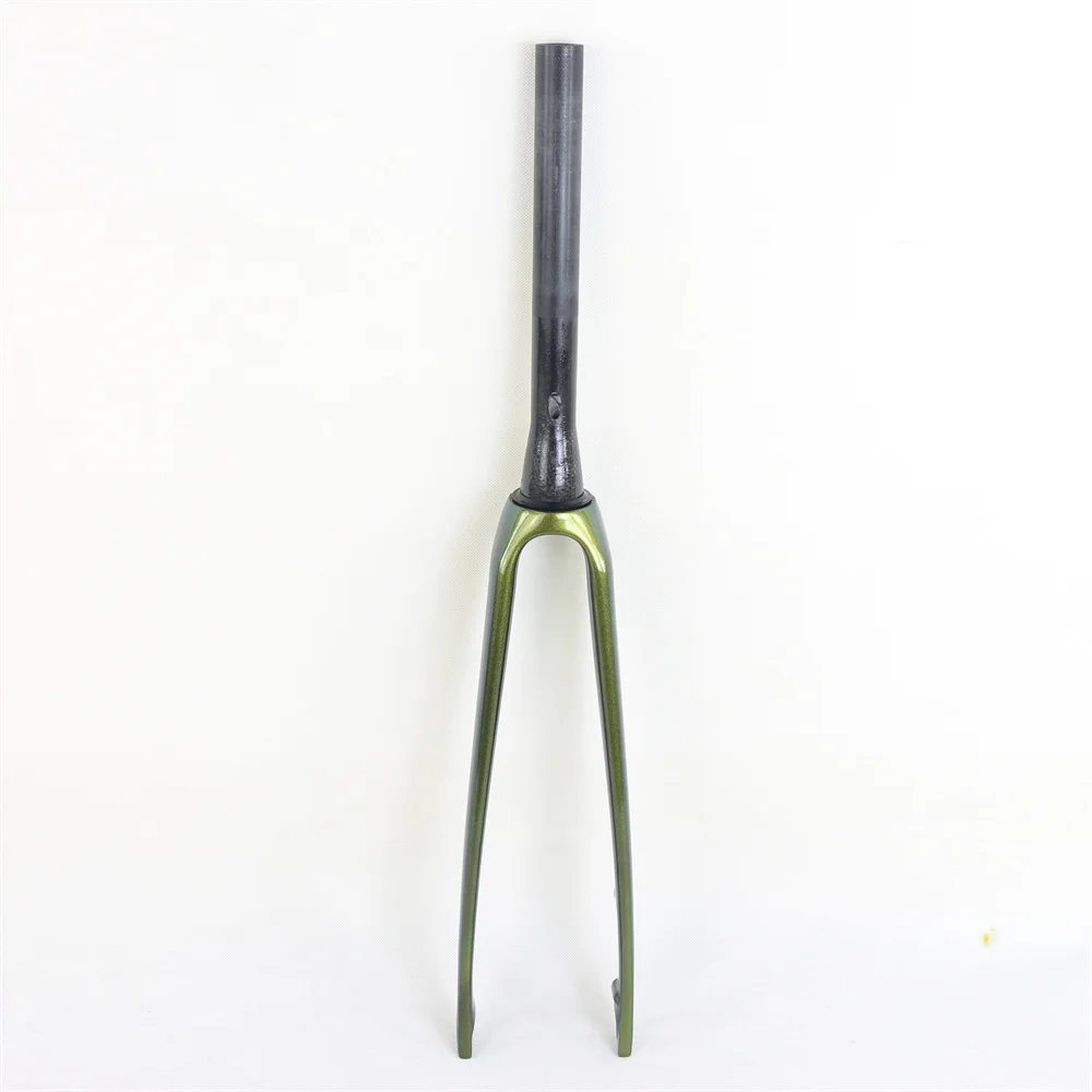 

Winowsports Bicycle Parts in Full Carbon Fiber Bicycle Fork with 28.6mm Stem size 1-1/8" to 1-1/2" Headset Road Bike Fork