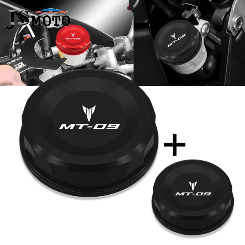 

High Quality Motorcycle Brake Fluid Cylinder Master Reservoir Decorative Cover Cap For YAMAHA MT-09 MT09 mt-09 2020 2021 2022