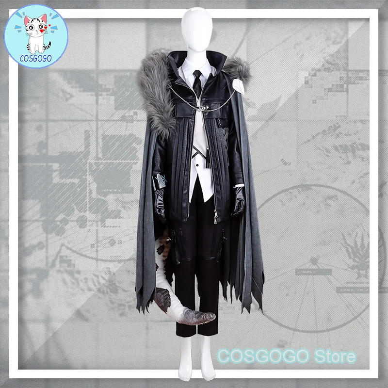 

COSGOGO [Customized] Game Arknights SilverAsh Cosplay Costume Halloween Outfits Women New Suit Uniform