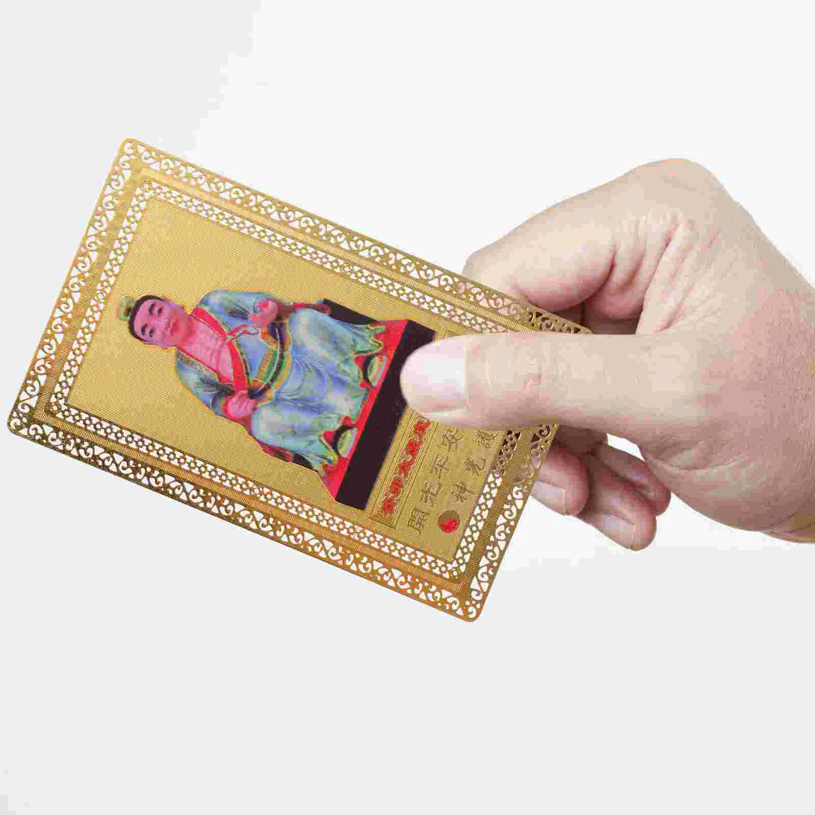

Amuletchinese Cardsmetal Blessing General Auspicious Taisui Success Goodgod Lunar Year Rabbit Luck Lucky Health Wealth Fengshui