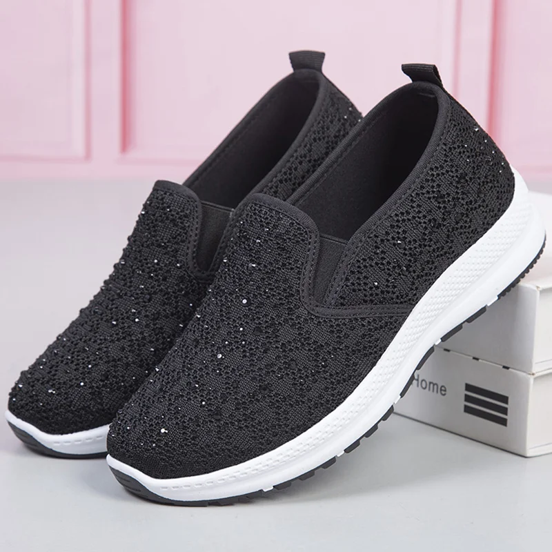 

Women Shoe 2023 Summer Loafer Slip On Platform Sneakers Vulcanized Flats