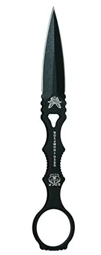 

Benchmade 176BK - SOCP Dagger 176BK with Black Sheath, Skelentonized Dagger, Plain Edge, Coated Finish, Black Handle,