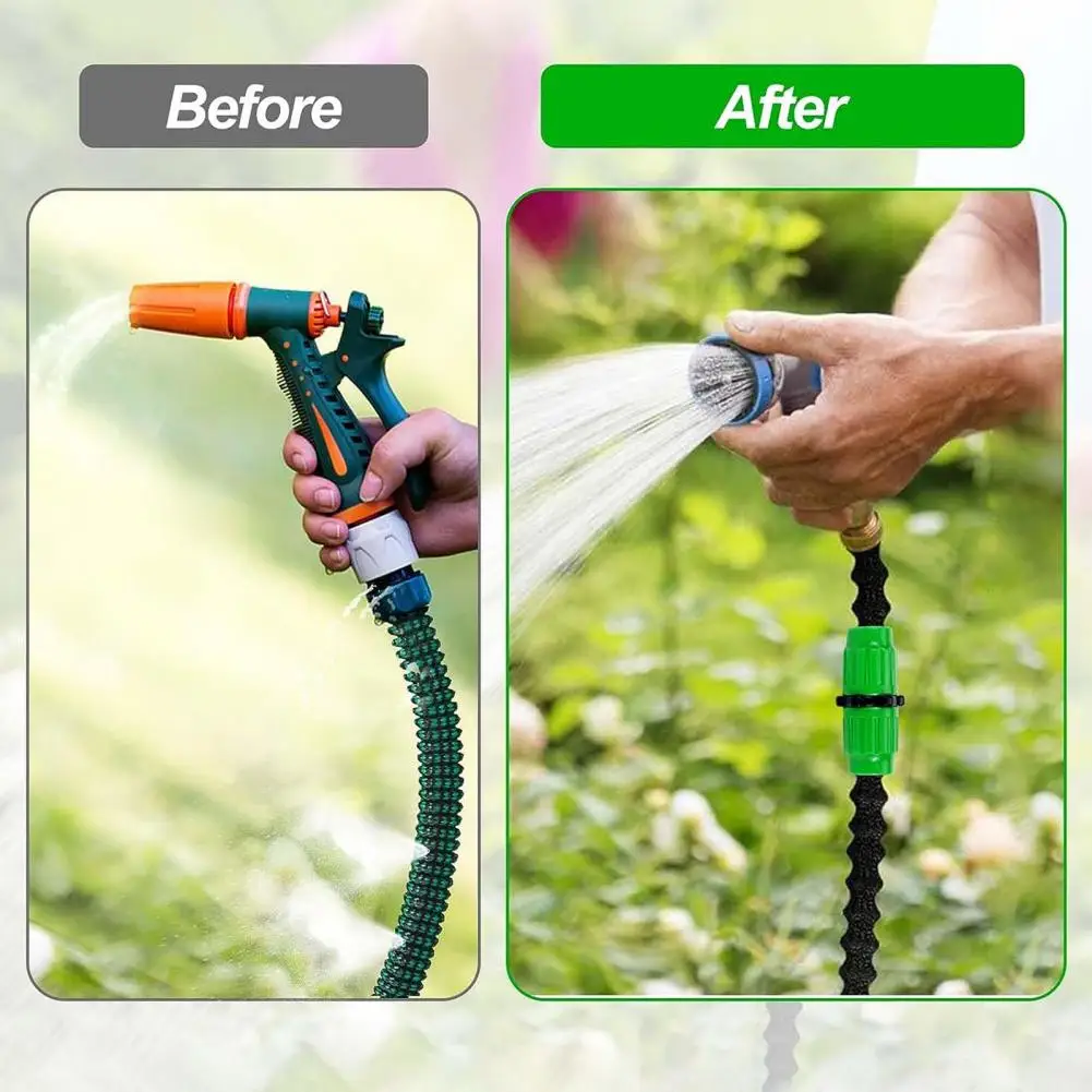 

Water Pipe Repair Joint Easy Fix Expandable Garden Hose Repair Kit Durable Simple Installation for Most Hose Water Pipe User