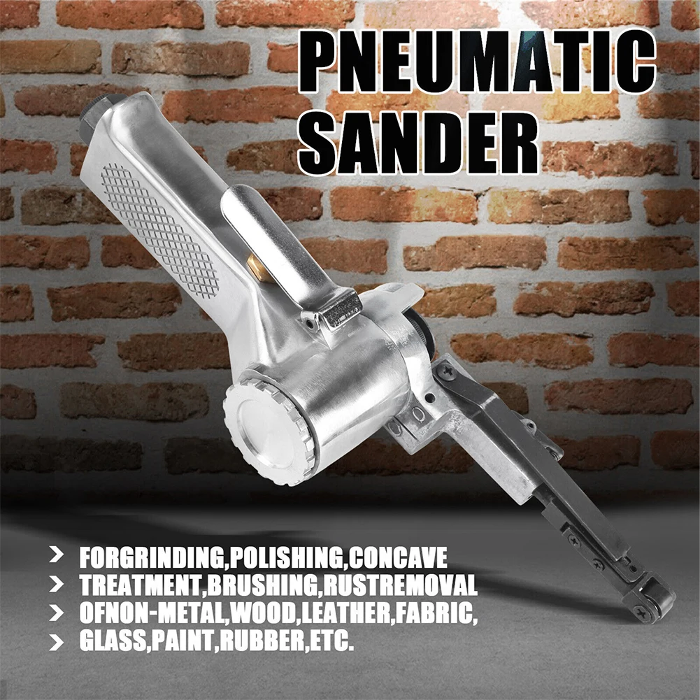 3/8-дюймовая Пневматическая Ленточная Шлифовальная Машина 10 Лент Для Полировки