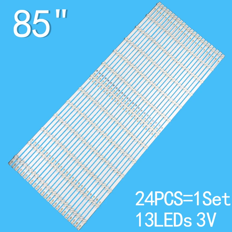 24 шт., 950 мм, 13 светодиодов, задняя подсветка для 85 дюймов, t850qvf04.0, Lb85004, V0 _ 00 светодиодный XBR85X800H, XBR85X850F