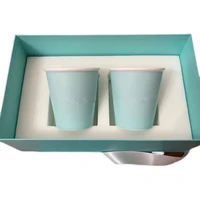 2pcsset porcelain mugs with box and bag luxury wedding birthday gift ceramic coffee tea milk water cups for home family friends