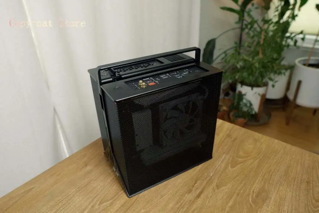 Новинка 2022 года [XPROTO Mini] XTIA ITX Open 1U Core Display полностью алюминиевый вертикальный