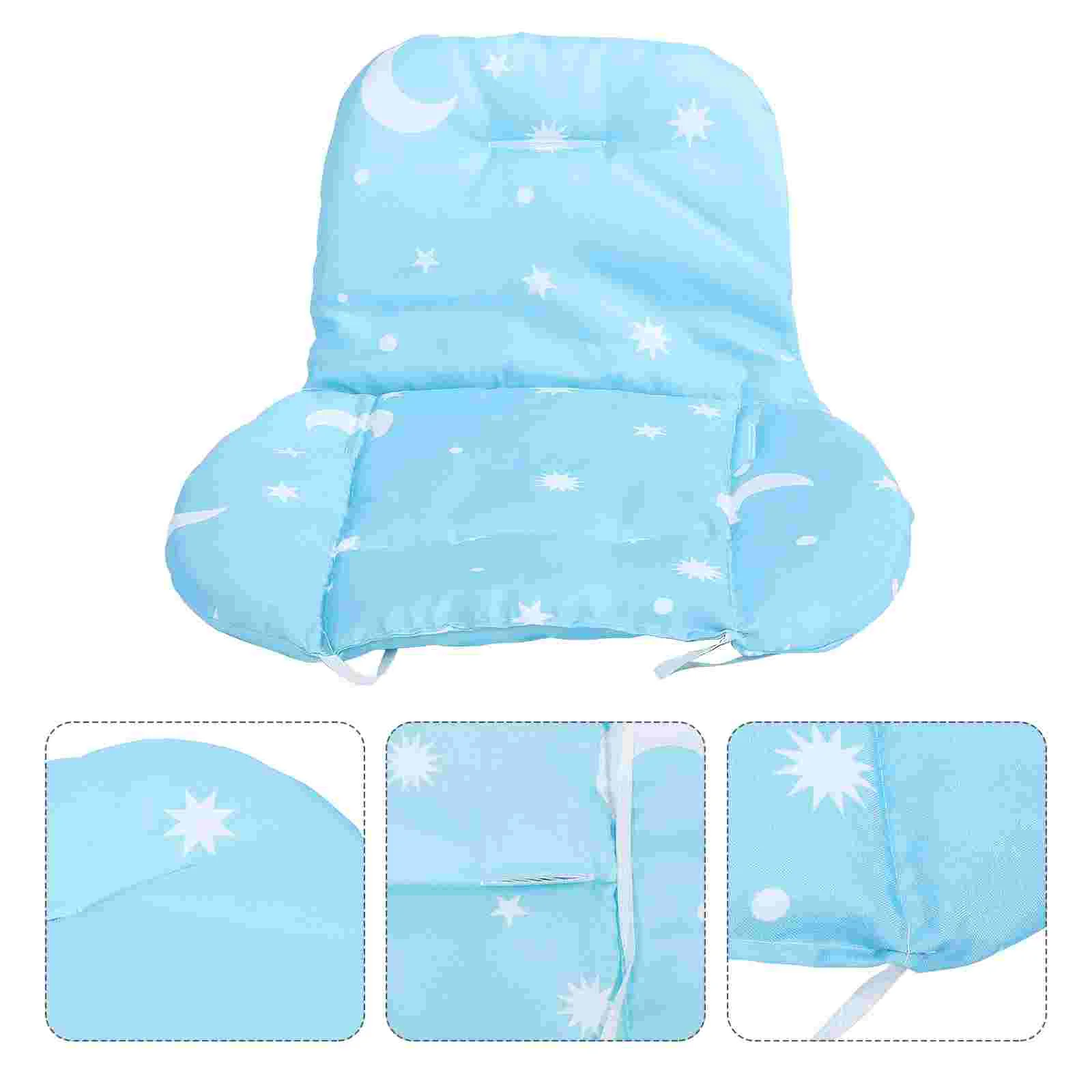 

Stroller Cushion Crib Liner Pad Star Moon Style Toddler Pushchair Cushion Infant Stroller Bedding Support 60x50cm