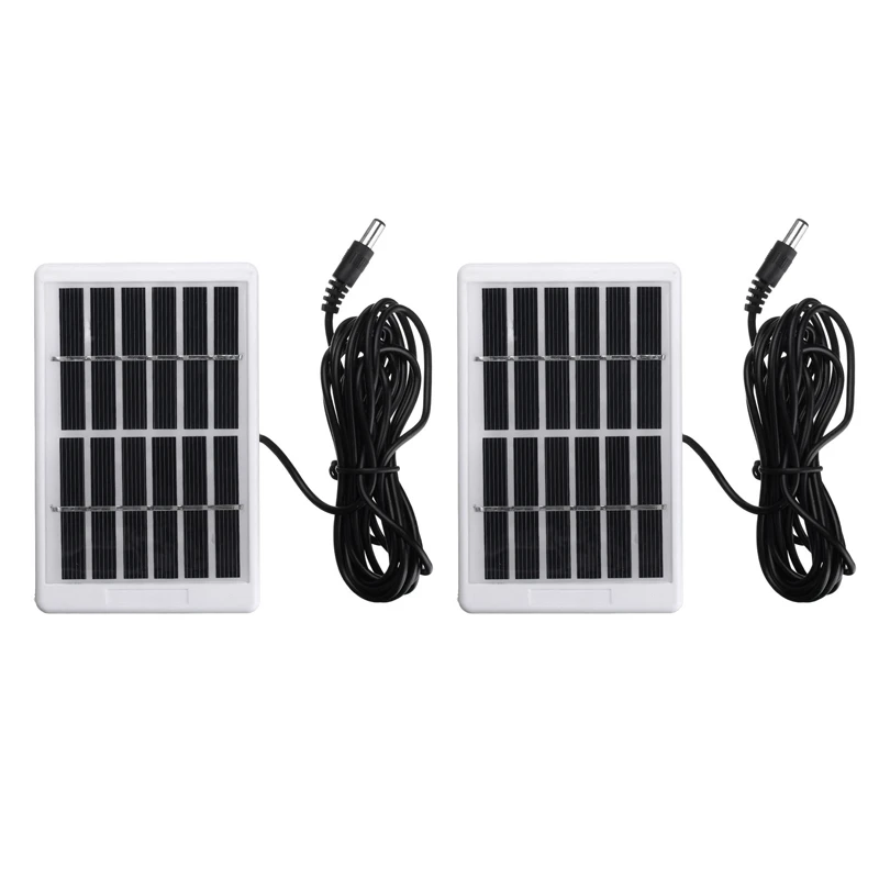 

2X 6V 1.2W Solar Panel Polycrystalline Solar Cell Module Durdable Waterproof Charger Emergency Light Camping