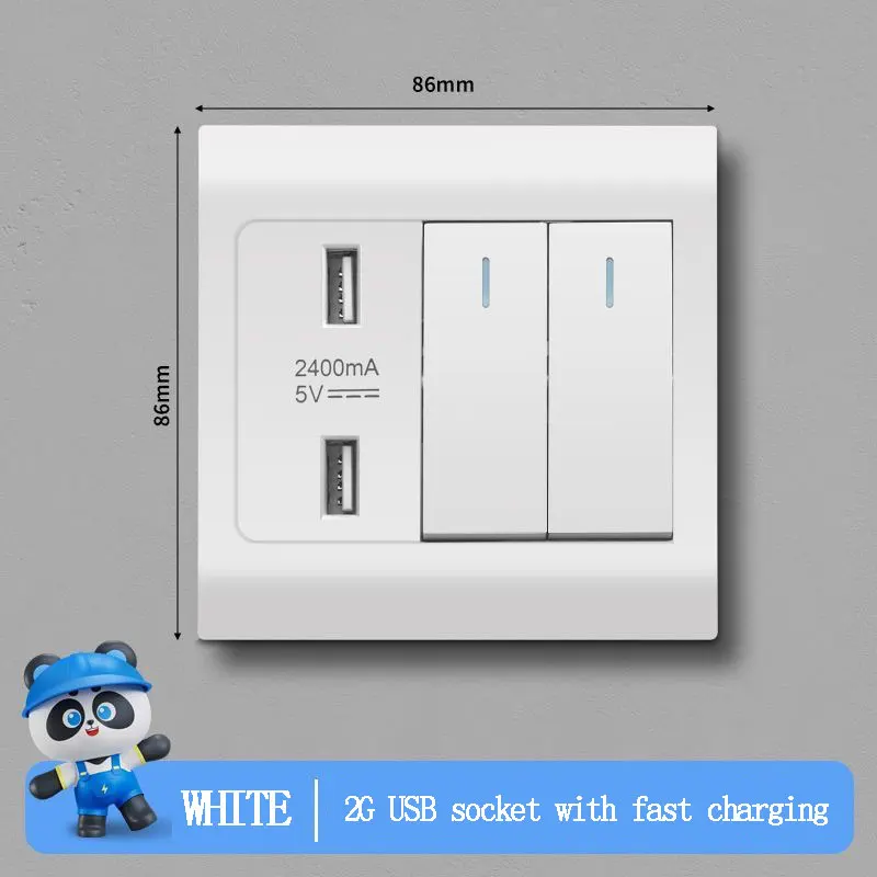 

USB розетка CXFG 220В 2 порта