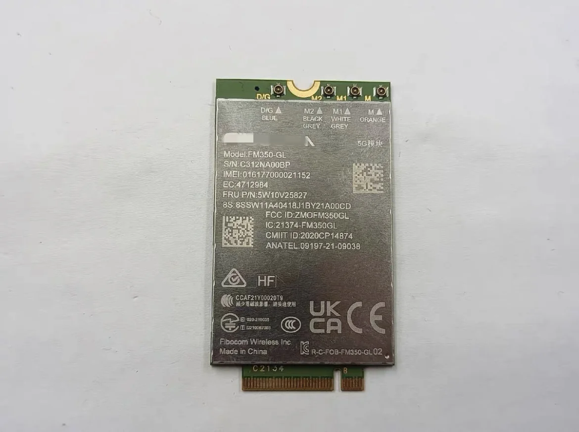 5W11H85408 5W10V25832 FM350-GL 5G модуль для Thinkpad X1 Yoga 8th Gen T14s X13 Gen3 Carbon 10th 7th P1 Extreme Gen5