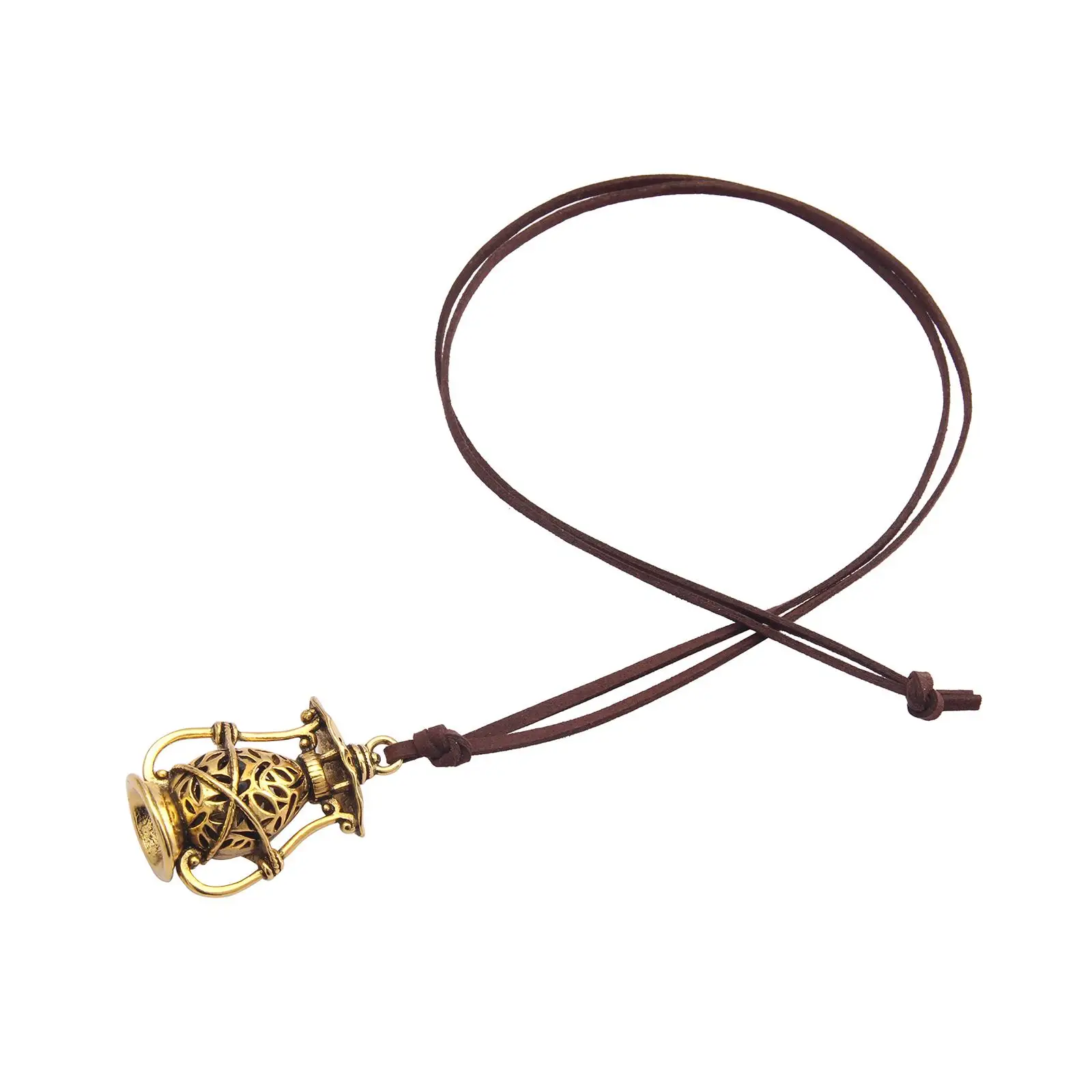 Модное ожерелье, подарки, веревочная цепочка, чокер, подвеска в форме лампы, регулируемый Винтажный стиль для свидания, вечеринки, помолвки, путешествий