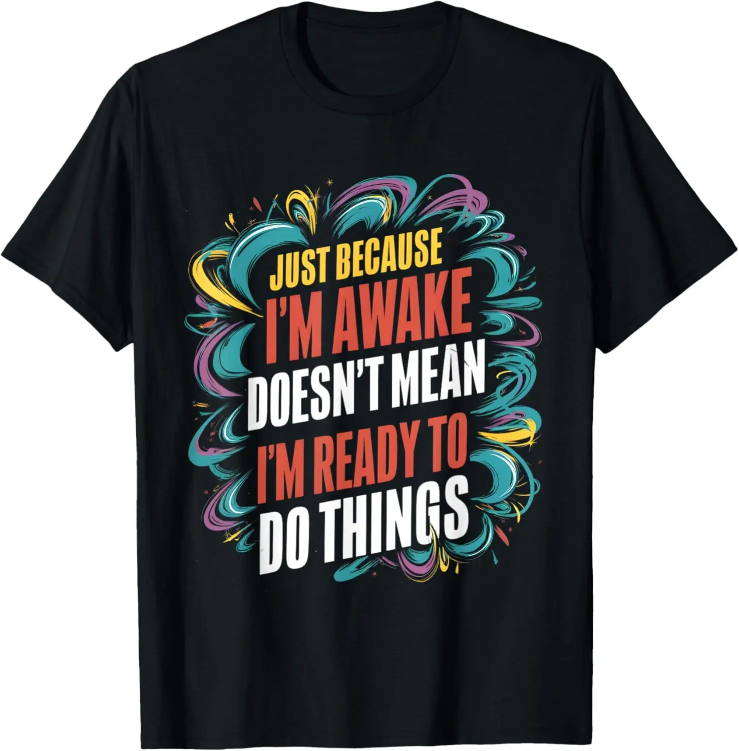 Забавный подарок на день рождения футболка только потому что я назначена для