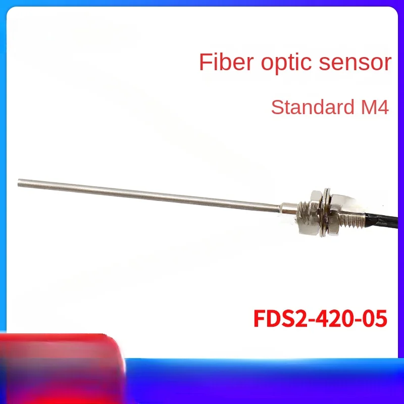Фотоотражающий оптоволоконный датчик FDS2-420-05 M4 фронтальный выступающий 45 мм