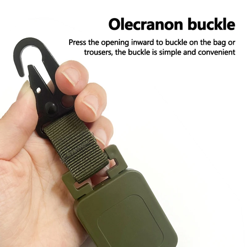 

Выдвижной значок из высококачественной стальной проволоки, катушки, универсальный ключ, аксессуары для рыбалки и скалолазания