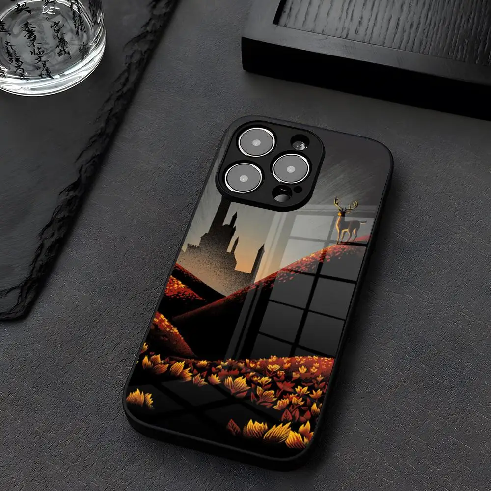 Throne Of Glass Phone Case Tempered For iPhone 14 13 16 12 15 11 Pro XS Max Plus Mini SE2020 Coque