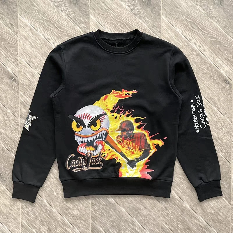 

Трэвис Скотт Софтбол классический бейсбольный свитер