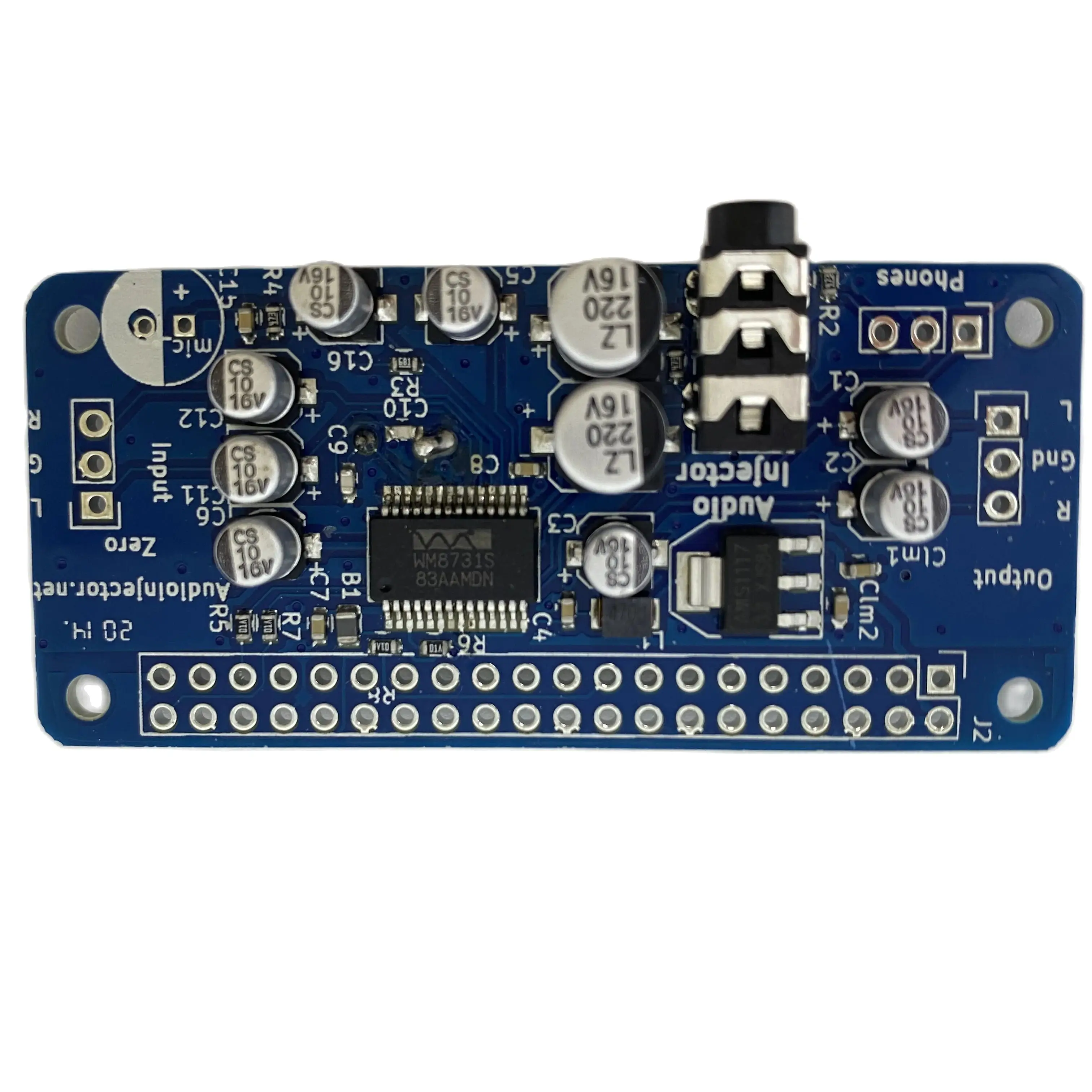 Фото Audio Injector PPI0 для Raspberry Pi HIFI DAC HAT HIFI DAC аудио Плата расширения для Raspberry Pi Zero и т. д. №4