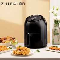 zhibai multifunction air fryer black chicken oil free air fryer health fryer pizza cooker smart touch lcd electric deep airfryer