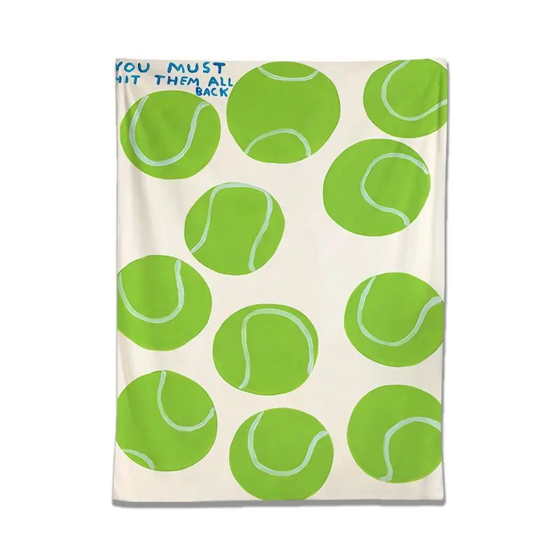 

Синий зеленый хлопковый гобелен High Sense 70x100 см