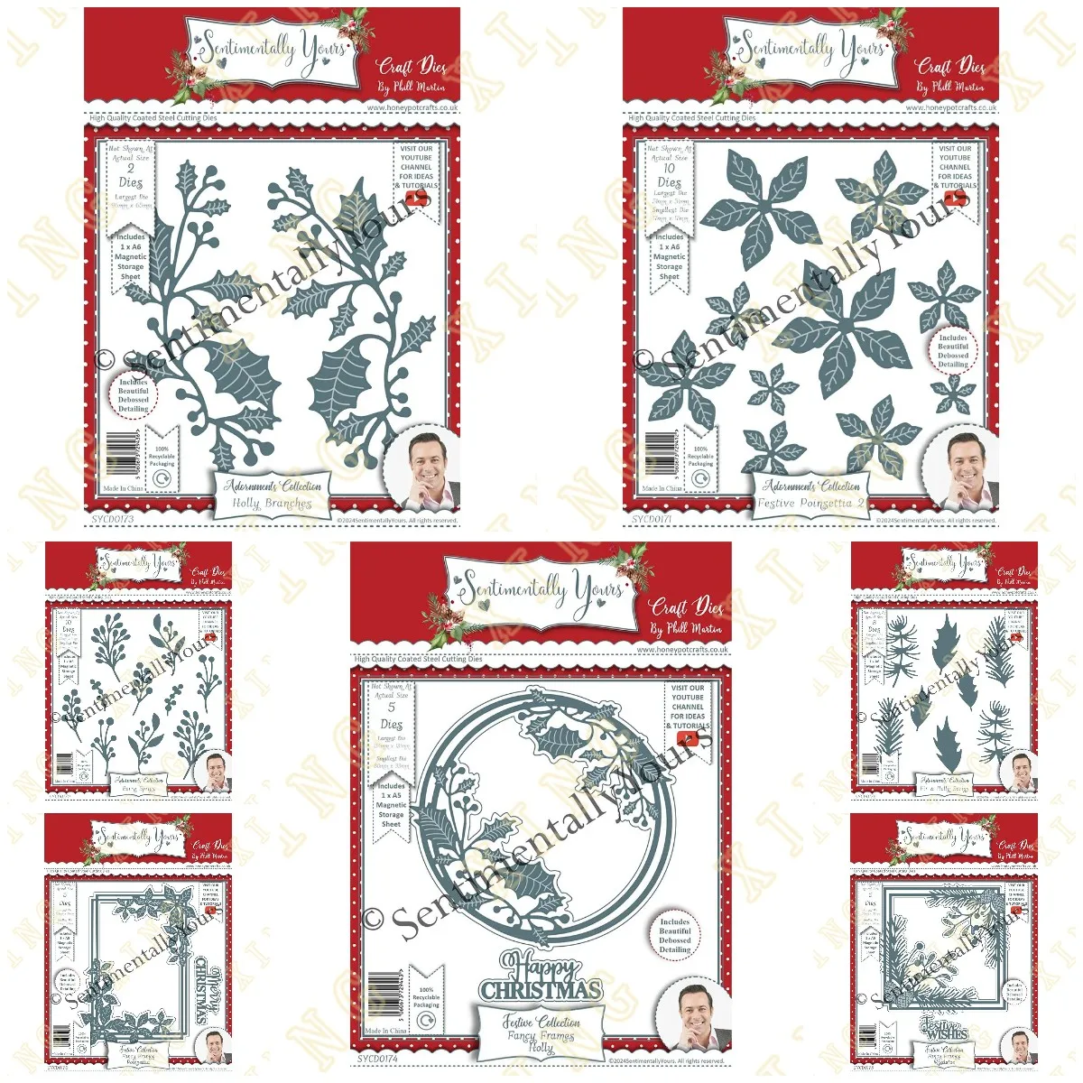 Новые рождественские ветки падуба металлические штампы для DIY скрапбукинг