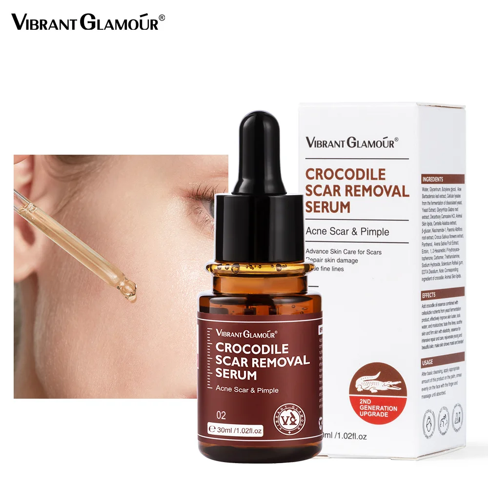 

VIBRANT GLAMOUR 2 Generation Crocodile Moisturizing Facial Skincare Anti Wrinkle Firming Eye Serum Face Cream Products