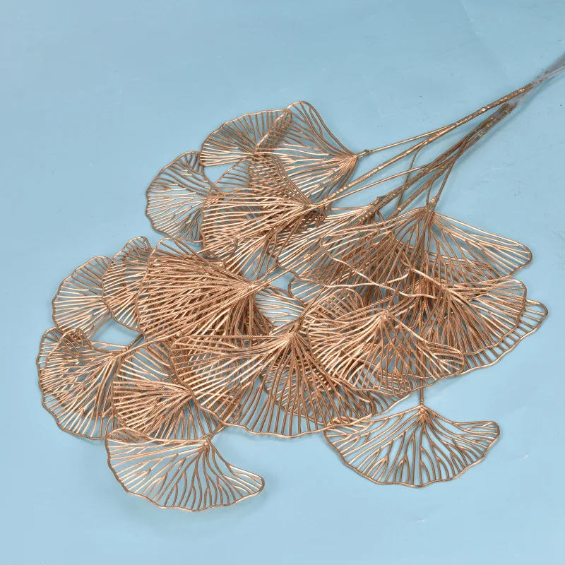 Искусственные листья гинкго для украшения дома |