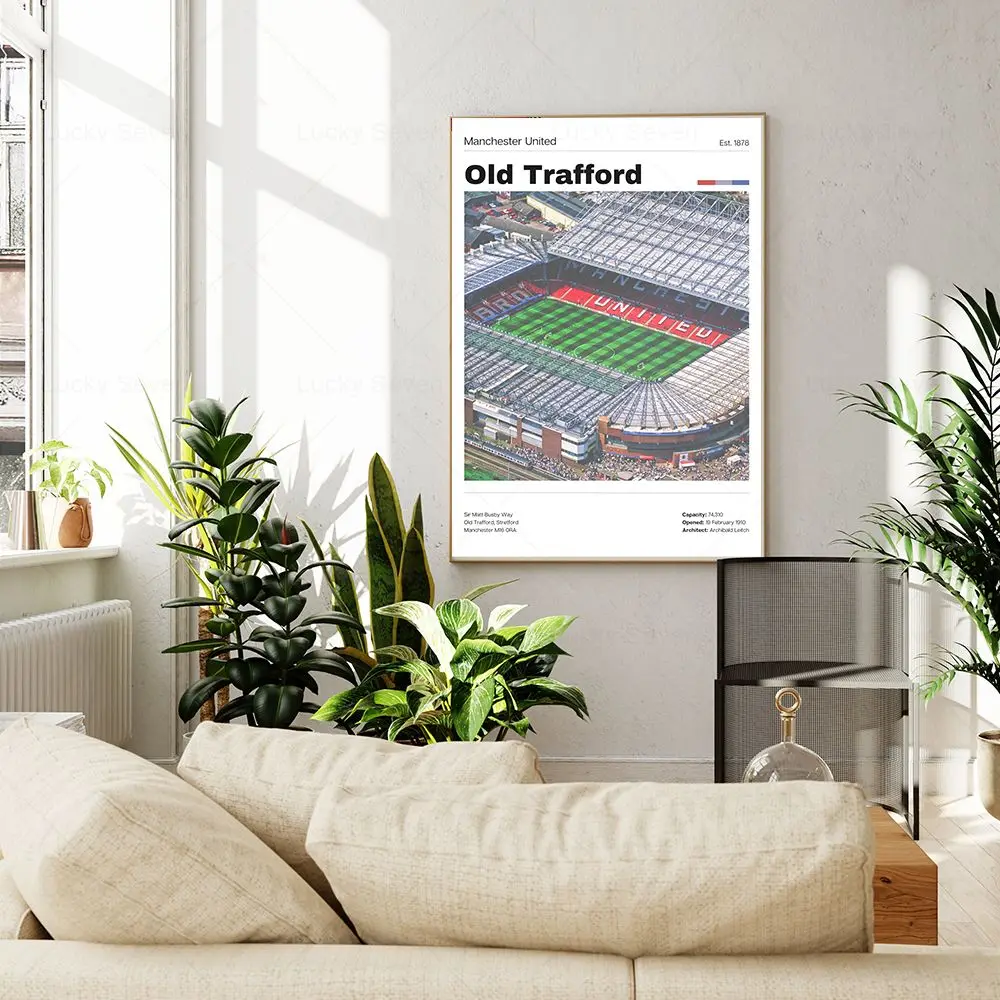 Настенный плакат с изображением футбольного поля