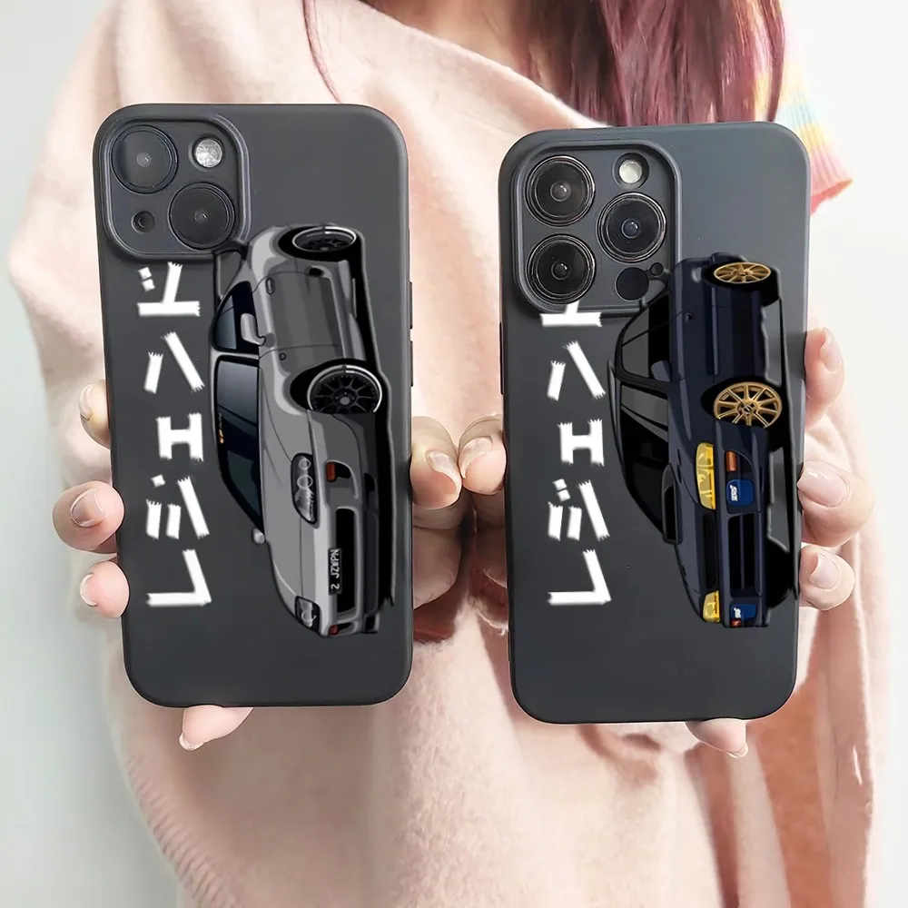 

Черный силиконовый чехол JDM ДЛЯ IPhone 14 Plus 13 12 Mini 11 Pro X XS XR Max