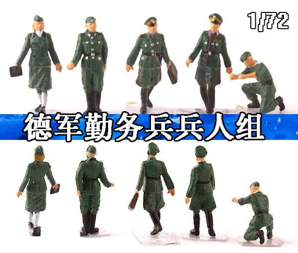 

Модель Фигурки в масштабе 1/72, немецкая модель военной логистики, модель окрашенной полимерной модели