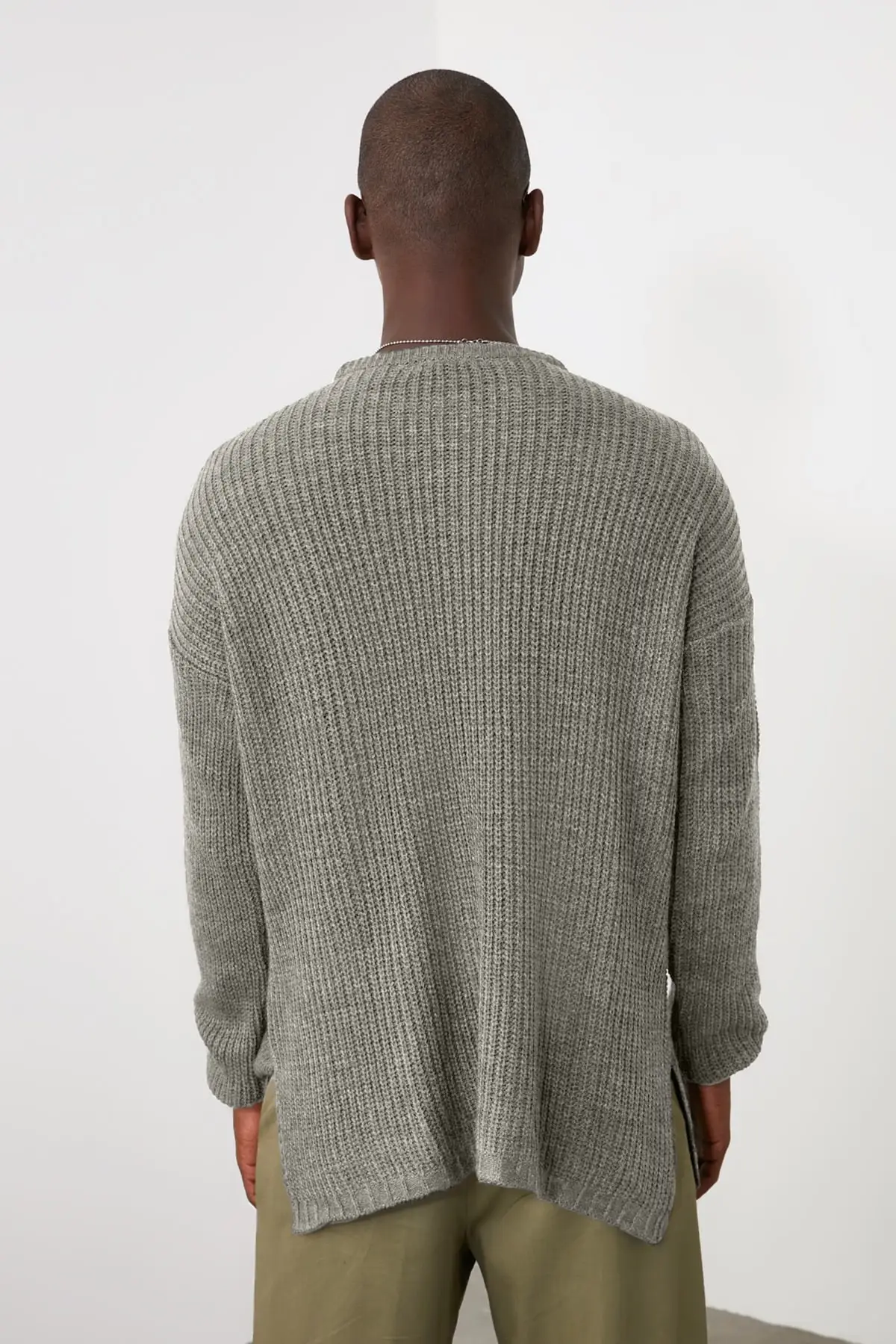 

Trendyol Male So Slit Oversize Sweater TMNAW21KZ0552