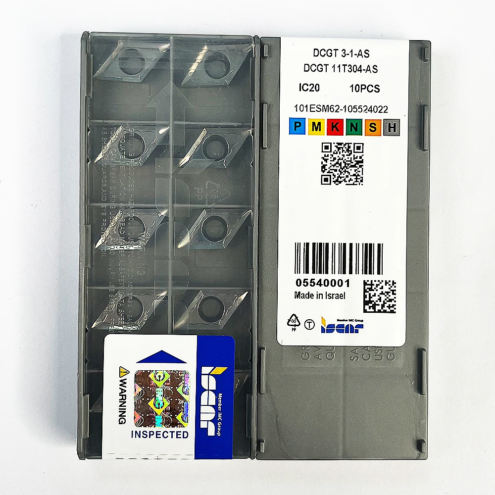 HUAZHICHUN 10 шт. DCGT 11T304-AS Внешний токарный инструмент