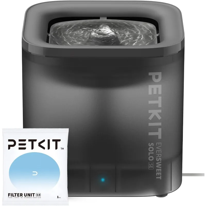 Фото Автоматический фонтанчик для воды для кошек PETKIT, беспроводной, ультратихий, 1,85 л, дозатор воды для животных, легко чистится, для кошек и собак, 65 унций/1,85 л №1