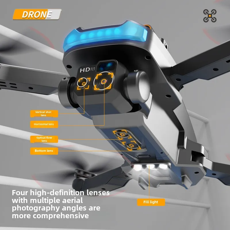 GPS Automatic Return Remote Controlled Aircraft HD Dual Camera Aerial Photography Plane Intelligent Obstacle Avoidance Drone toy