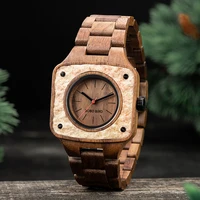 bobo bird 2022 newest mens wooden watch regenerated rock surface with wooden box customized logoname dropshipping