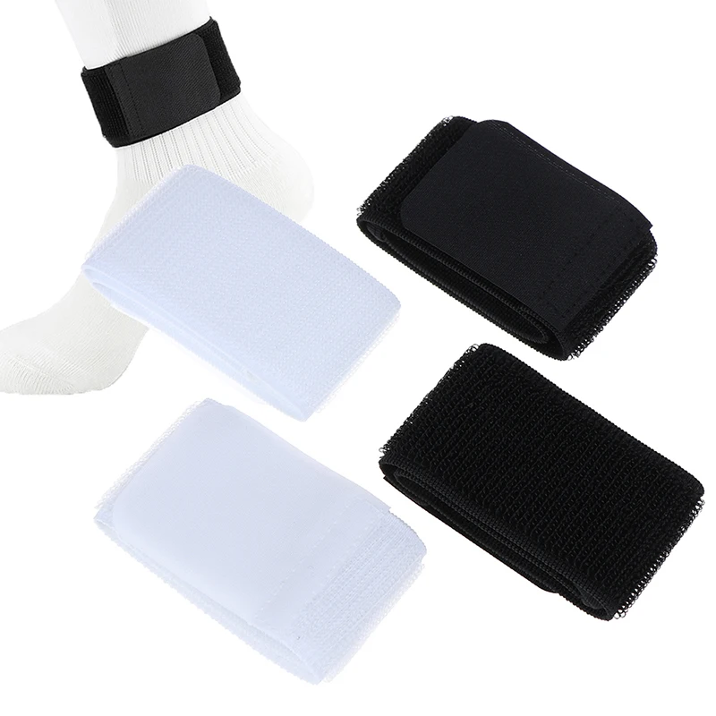 

1 Pair Soccer Shin Guard Stay Fixed Bandage Tape Shin Pads Prevent Drop Off Adjustable Elastic Sports Bandage Sport Fixing Belt