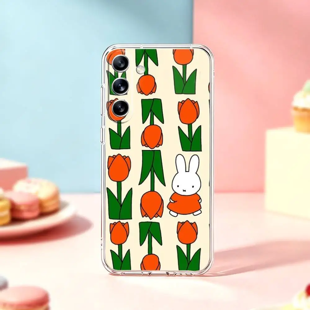 Чехол для телефона C-Cute Rabbit M-Miffy для Samsung Galaxy A91,80,73,72,71,53,52,32,31,22,21s,20, прозрачный мягкий чехол (art.: 3920d9fcb0d64) - 3920d9fcb0d64