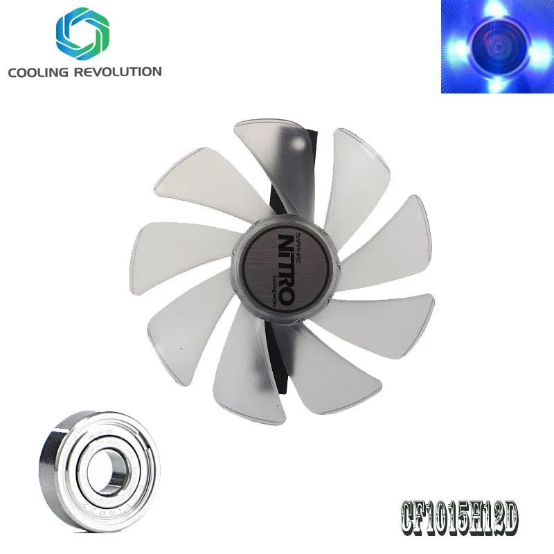 95мм Вентилятор охлаждения CF1015H12D DC12V Замена для Sapphire NITRO RX480 8G RX 470 4G GDDR5 RX570 / D5 RX580 OC.