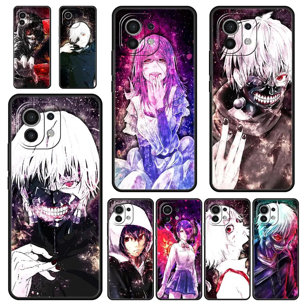 

Tokyo Ghoul Anime Phone Case For Xiaomi Poco X3 NFC Shell M3 F3 M4 X4 Mi Note 12 Pro 10 11 Lite 10T 5G 11T 11X 9T 11i Soft Cover