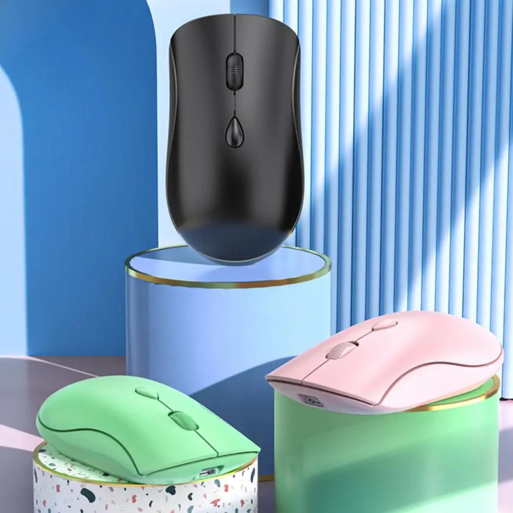 

Wireless Mouse Ergonomic Silent USB Rechargeable 2.4G Gaming Mouse for Laptop