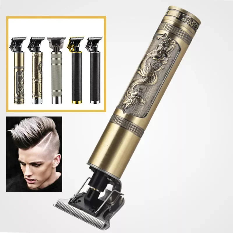 

NEW2023 Retro Eletric Pro Men Hair Clipper Cordless Zero Gapped Trimmer Beard Haircut Machine 2020 Barber Punk Hairdressing Dev