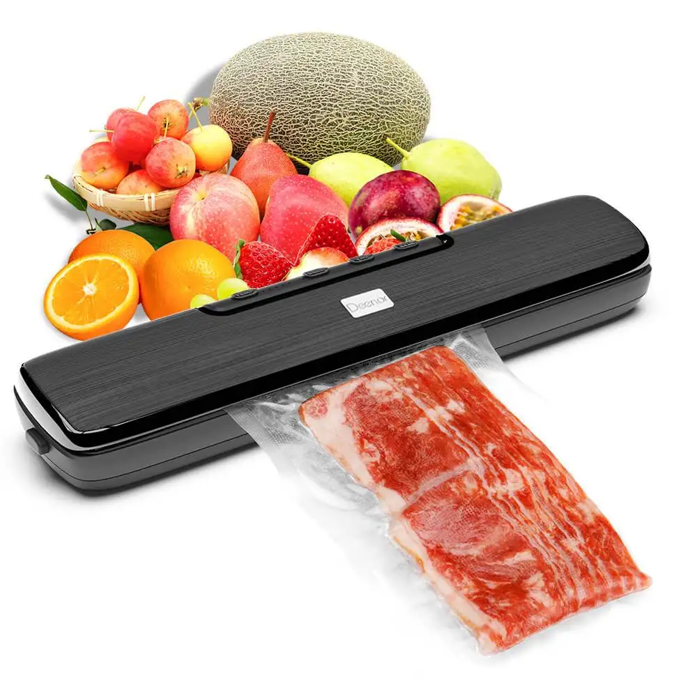 Hot Sale Automatic Food Vacuum Sealer Machine Commercial Household Electric Packaging Device Include 15PCS Sealing Bags