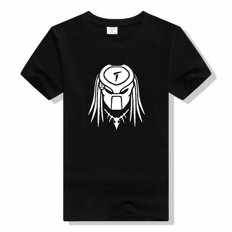 

Футболка с изображением хищника, инопланетянина, инопланетянина, новая футболка с изображением хищника, хлопковая футболка с коротким рукавом, футболки с изображением инопланетянина против Хищника