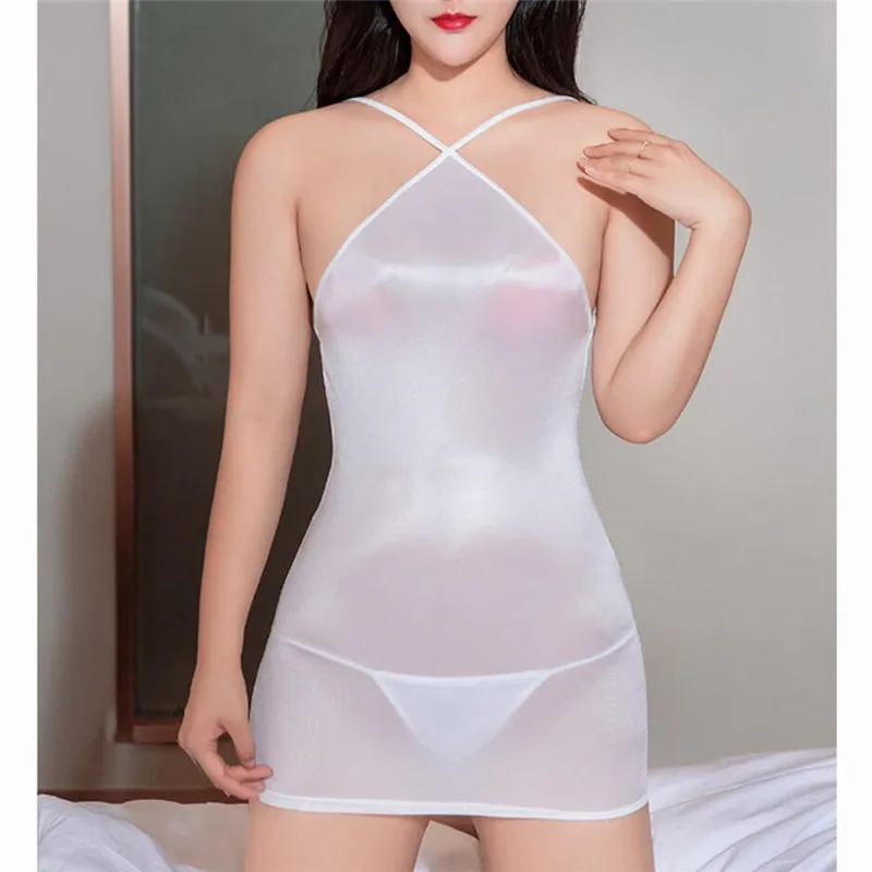 Высокая эластичность жирная с открытой спиной на бретельках сорочки облегающие